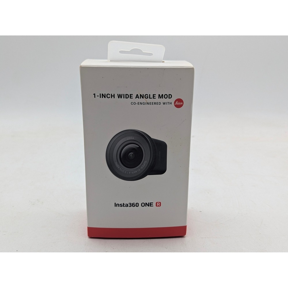 Insta360 ONE R 1-Inch Wide Angle Mod Leica CINORC4/A Black Excellent Condition